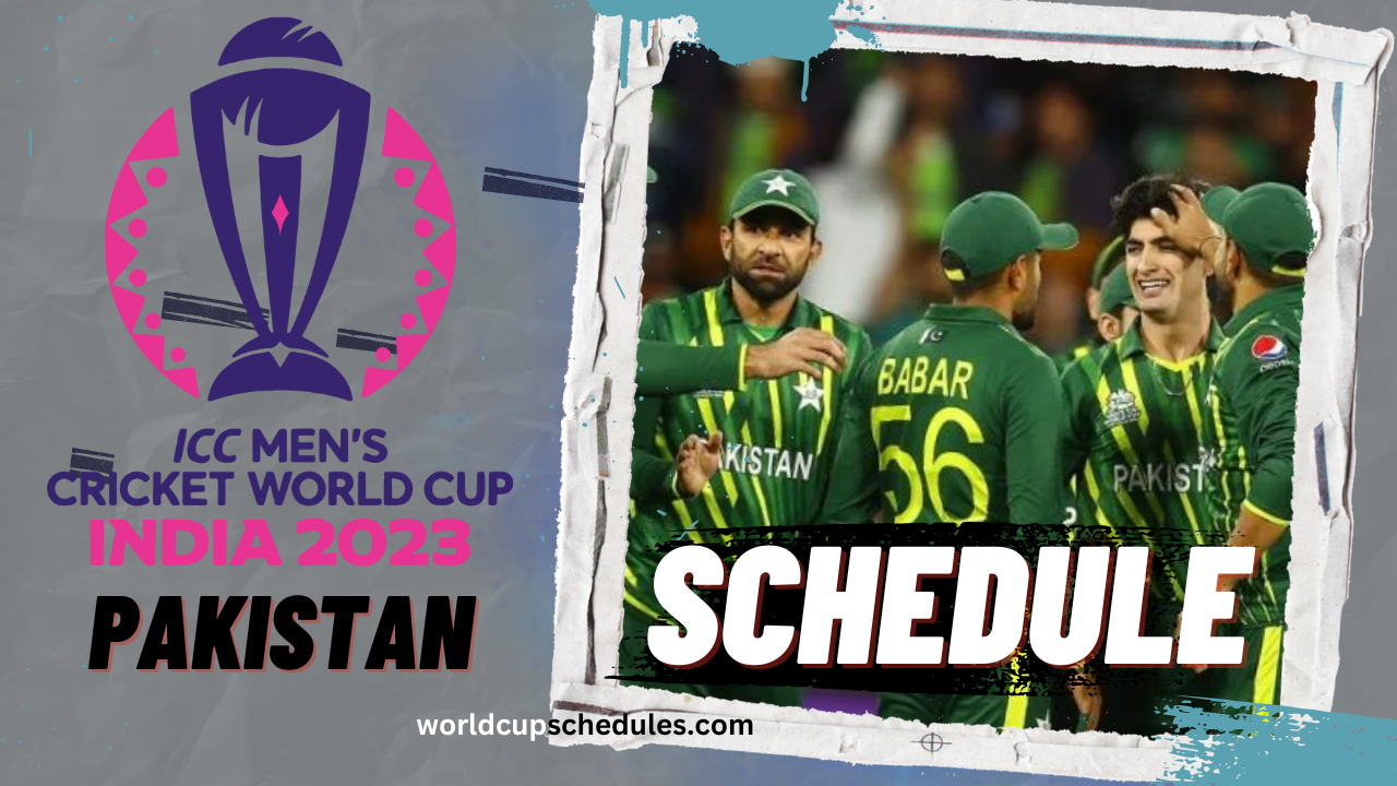 Pakistan's ICC World Cup 2023 Full Schedule: Fixtures, Matches, Date, Venues And Squad