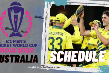 Australia's ICC World Cup 2023 Full Schedule: Fixtures, Matches, Date, Venues And Squad