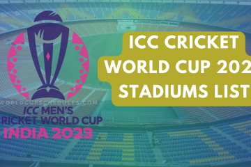 icc cricket world cup 2023 venues stadiums