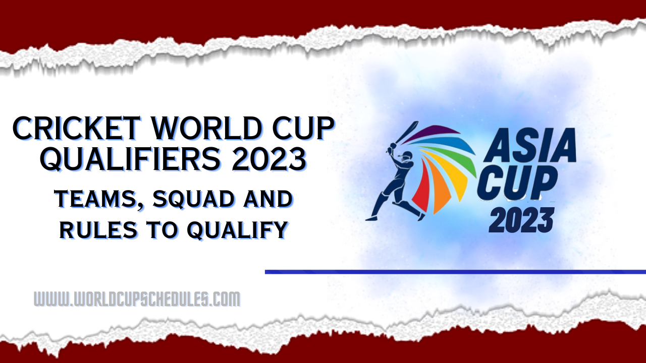 Cricket World Cup Qualifiers 2023
