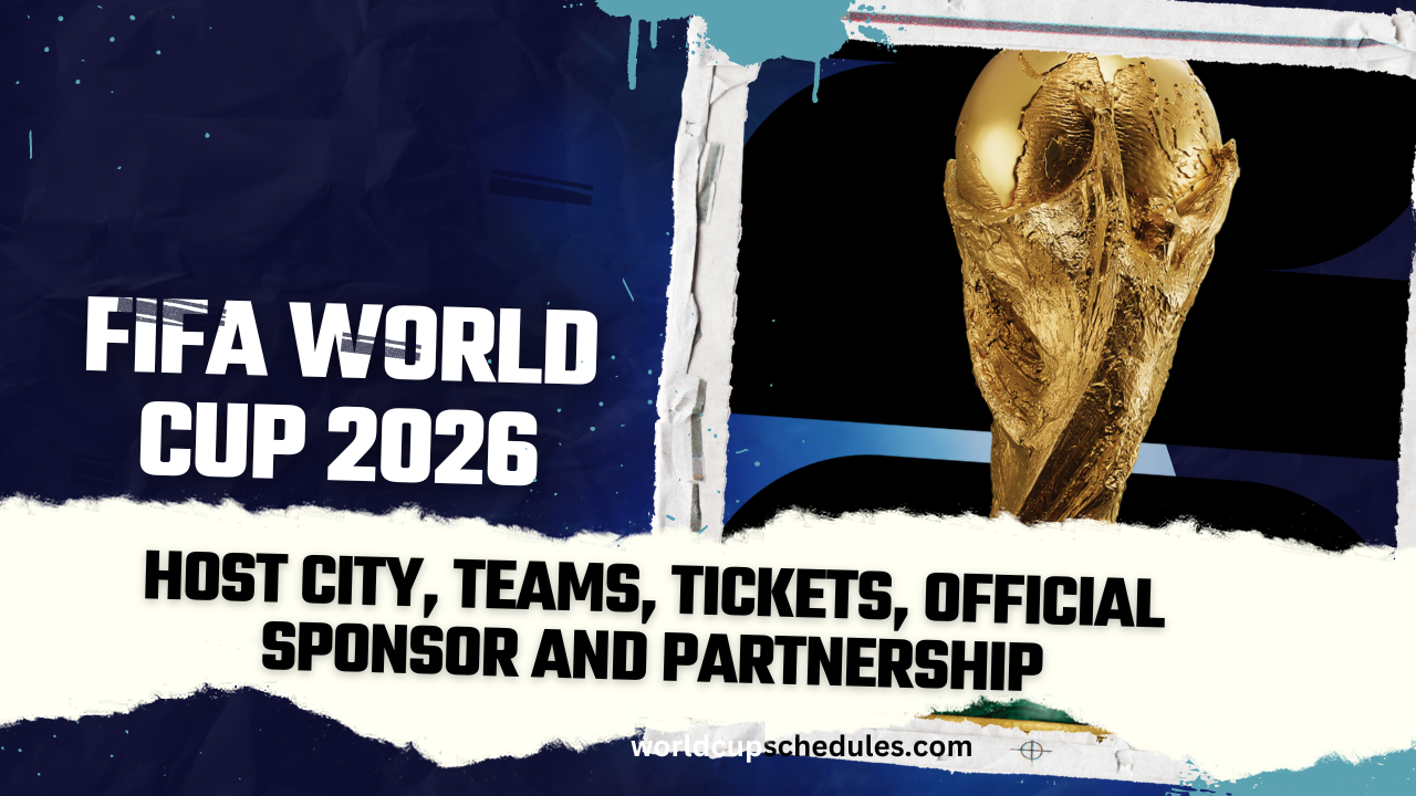 FIFA World Cup 2026 Host City, Teams, Tickets, Official Sponsor And Partnership